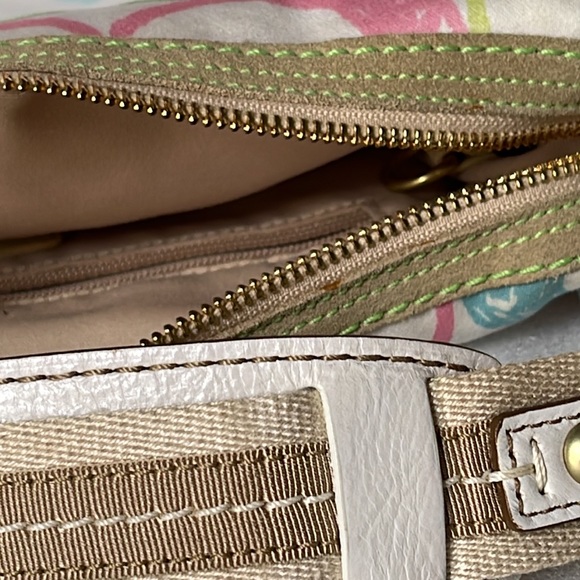 Coach Multicolor C Signature Shoulder Handbag - Picture 14 of 16